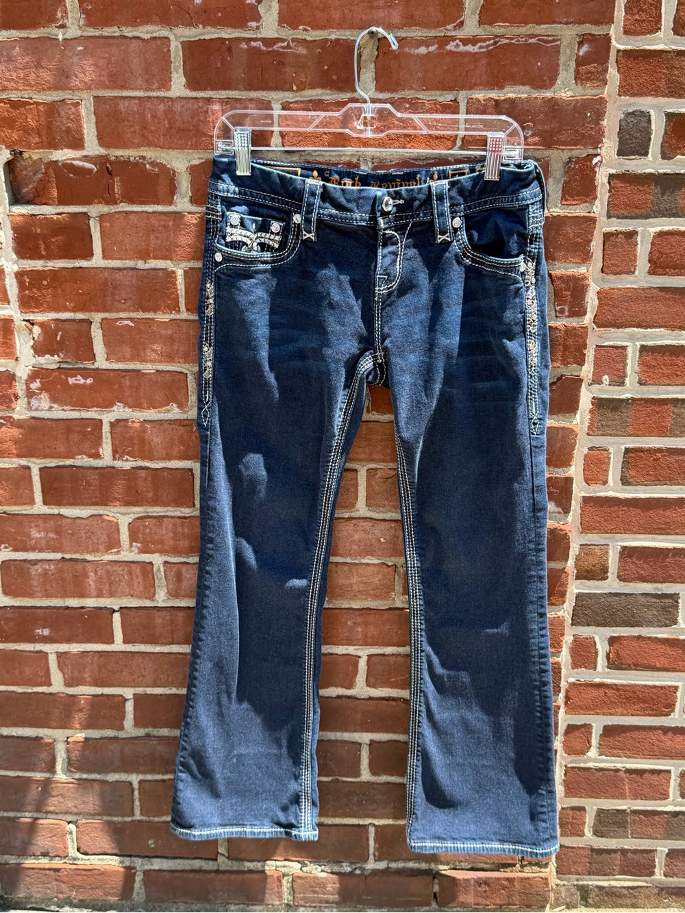Women’s Dark Blue Denim Jeans - Classic Straight Fit